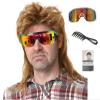 Traqur Mullet Wigs for Men Joe Dirt Emo Wig 80s Costumes Fancy Party Accessory Cosplay Wig Halloween Man x (Strawberry Blonde) view 1