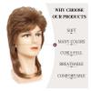 Traqur Mullet Wigs for Men Joe Dirt Emo Wig 80s Costumes Fancy Party Accessory Cosplay Wig Halloween Man x (Strawberry Blonde) view 4