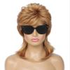 Airhostess Women's Mullet Wig 80s 90s Retro Style Shaggy Layered Wig for Costume Party, Halloween, Daily Use(Strawberry Blonde) view 1