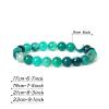 KOINEN Beads bracelet, 8mm Natural Stone For Both Men And Women (Length : 23cm-9.06inch, Main Stone Color : 8mm Beads) view 3