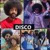 Adequate Black Afro Wig Men with Glasses,Disco Wigs,70s Outfits for Men,70s Mens Wig,Halloween Funny Wigs(Black) view 3