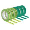PATIKIL 32.8Ft Grip Finishing Tape, 6 Pack PVC Racquet Finishing Tapes Racket Accessories Sticky Seal for Tennis Badminton, Yellow Green/Green view 1