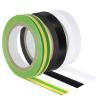 PATIKIL 32.8Ft Grip Finishing Tape, 3 Pack PVC Racquet Finishing Tapes Racket Accessories Sticky Seal for Tennis Badminton, Yellow Green/Black/White view 1