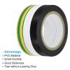 PATIKIL 32.8Ft Grip Finishing Tape, 3 Pack PVC Racquet Finishing Tapes Racket Accessories Sticky Seal for Tennis Badminton, Yellow Green/Black/White view 3