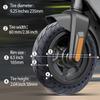 GYL 10 Inch Solid Tire: 60/70-6.5 Scooter Tires Replacement for Ninebot Max, 10x2.50-6.5 Tubeless Tyre for Segway Ninebot Max G30 G30P G30LP Hover 1 Alpha Electric Scooter Rubber Wheel Yellow 2pcs view 2