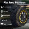 GYL 10 Inch Solid Tire: 60/70-6.5 Scooter Tires Replacement for Ninebot Max, 10x2.50-6.5 Tubeless Tyre for Segway Ninebot Max G30 G30P G30LP Hover 1 Alpha Electric Scooter Rubber Wheel Yellow 2pcs view 4