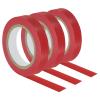 PATIKIL 32.8Ft Grip Finishing Tape, 3 Pack PVC Racquet Finishing Tapes Racket Accessories Sticky Seal for Tennis Badminton, Red view 1