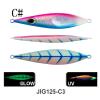 KTGCOZS UV Metal Jig Fishing Lures 3.5oz Slow Jigging Spoon Hard Bait Hook (C#) view 3
