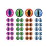 KTGCOZS Pack of 200 Fishing Lure Eyes 3mm-12mm 5D Holographic Eyes Fly Tying Jig Craft (12mm 200pcs) view 1