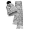 WEAR by Erin Andrews Women's New Orleans Saints Plaid Knit Hat with Pom & Scarf Set view 1