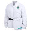 WEAR by Erin Andrews Women's White Miami Dolphins Packaway Full-Zip Puffer Jacket view 2