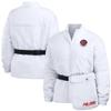 WEAR by Erin Andrews Women's White Atlanta Falcons Packaway Full-Zip Puffer Jacket view 1