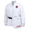 WEAR by Erin Andrews Women's White Atlanta Falcons Packaway Full-Zip Puffer Jacket view 2