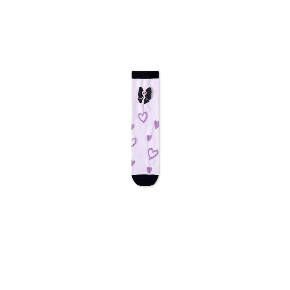 ANALPA Socks Combed Cotton Calf Socks Princess Stockings