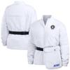 WEAR by Erin Andrews Women's White Los Angeles Rams Packaway Full-Zip Puffer Jacket view 1