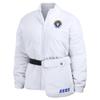 WEAR by Erin Andrews Women's White Los Angeles Rams Packaway Full-Zip Puffer Jacket view 2