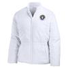WEAR by Erin Andrews Women's White Los Angeles Rams Packaway Full-Zip Puffer Jacket view 4