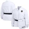 WEAR by Erin Andrews Women's White New Orleans Saints Packaway Full-Zip Puffer Jacket view 1