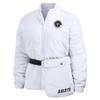 WEAR by Erin Andrews Women's White New Orleans Saints Packaway Full-Zip Puffer Jacket view 2
