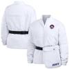 WEAR by Erin Andrews Women's White New York Giants Packaway Full-Zip Puffer Jacket view 1