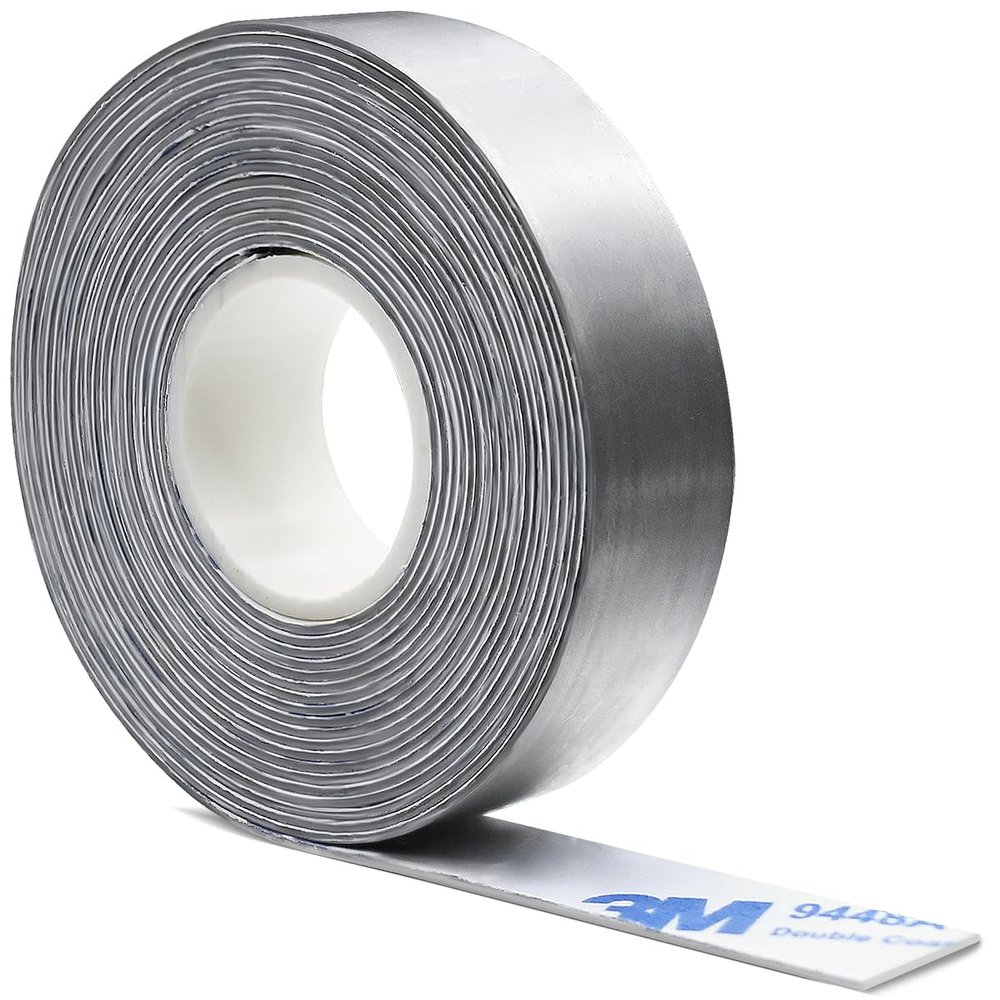 Yeshom Lead Tape Golf, 2 Grams Per Inch Weighted Lead Tape, Add Swing Weight Self Adhesive Tape for Golf Clubs Pickleball Paddle Tennis Racket Fishing1/2" x 60"/100"