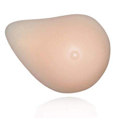 1 Piece Post Mastectomy Self-Adhesive Silicone Breasts Prosthesis Bra Pads Enhancer Inserts for Breast Cancer Patient Non-nippled Women and Crossdressers Prostheses(150g/Piece, Right Side Only)