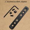 Gotical Keymod to Mlok Adapter Converter Rail Section Keymod to Mlok Converter 3 Inch (Pack of 1) view 2