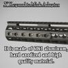 Gotical Keymod to Mlok Adapter Converter Rail Section Keymod to Mlok Converter 3 Inch (Pack of 1) view 3