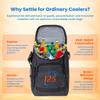 Custom Soft Cooler Bag - Personalize Your Insulated Bag for Corporate Events or Gifts - Leak Proof Customizable Portable Cooler Bag Holds 16 Beer Cans - 12.5 x 8.25 x 6.25-6 Pack - Customize 123 view 3