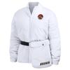 WEAR by Erin Andrews Women's White Cleveland Browns Packaway Full-Zip Puffer Jacket view 2
