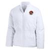 WEAR by Erin Andrews Women's White Cleveland Browns Packaway Full-Zip Puffer Jacket view 4