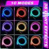 AMeLL 6Ft Dance Space Whip Lights, LED Fiber Optic Whips, 360 Swivel Pixel Whip Toys, Bright Light Color Effect Mode Whip view 4