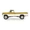 1970 F250 Pinto Yellow Classic 4x4 Highboy Pickup Truck Mens T-Shirt (US, Alpha, X-Large, Regular, Regular, Charcoal) view 2