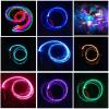 AMeLL LED Fiber Optic Whip 6Ft LED Whip Dance, 36 Color Effect Mode Pixel Light-Up Whip Light Flow Rave Show Music view 2