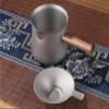 Echeson Pure Titanium Tea Set, Portable Tea Dispenser and Tea Drain Suitable for Outdoor Or Home Use(A) view 3