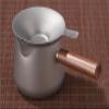 Echeson Pure Titanium Tea Set, Portable Tea Dispenser and Tea Drain Suitable for Outdoor Or Home Use(A) view 4