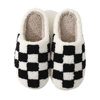 acquo House Slippers Autumn and Winter Comfortable Home Slippers Warm Cotton Slippers Thickened Anti Slip Cotton Slippers Cotton Slippers (Color : C, Size : 6-6.5)