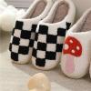 acquo House Slippers Autumn and Winter Comfortable Home Slippers Warm Cotton Slippers Thickened Anti Slip Cotton Slippers Cotton Slippers (Color : C, Size : 6-6.5) view 3