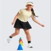 CRZ YOGA Girls Pleated Athletic Skirts Black Medium view 2