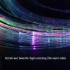 AMeLL LED Fiber Optic Whip, 360 Swivel Dance Space Whip, Dance Space Whip 4 Glowing Modes, 7 Colors, 30 Lighting Effect for (Color : Purple) view 4