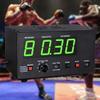 RESKIU Professional Boxing Interval Timer, Gym Interval Timer with LED Display, Selectable Workout Time and Cycle Repeats, Adjustable Sound, Timer,Red view 2