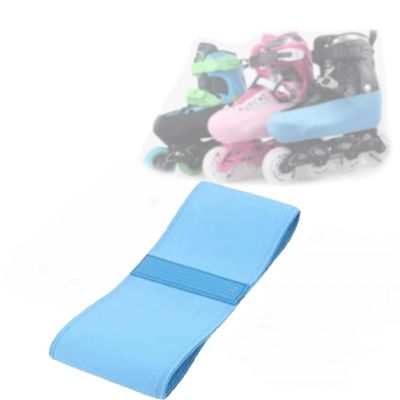 BUniq Carbon Fiber Shoes, Roller Skates Anti-Wear Cover, Speed Skate Shoe Cover, Flat Flower Shoe Anti-Wear Jacket, Skate Shoe Protective Cover Anti-Scratch Cover(L,Blue)