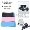BUniq Carbon Fiber Shoes, Roller Skates Anti-Wear Cover, Speed Skate Shoe Cover, Flat Flower Shoe Anti-Wear Jacket, Skate Shoe Protective Cover Anti-Scratch Cover(M,Black) view 4