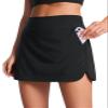 CRZ YOGA High Waisted Dolphin Golf Skirts for Women - Mini Lined A Line Tennis Casual Skort with Side Pockets Black X-Small view 1