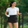 CRZ YOGA High Waisted Dolphin Golf Skirts for Women - Mini Lined A Line Tennis Casual Skort with Side Pockets Black X-Small view 2
