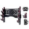 YCJvex Wall Mount Sword Holder - 4 Tier Velvet Padded Katana Stand Samurai Rack Samurai Sword Display Rack Wand Wakizashi Sword Stand Zoro Animation Sword Display (Dragon 4-Tier) view 3
