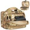 DBTAC Gun Case Bag Compact Small-PLUS | Tactical 3x Pistol Bag Handgun Revolver Shooting Case with Lockable Zipper for Shooting Range Outdoor Hunting, Camo
