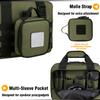 DBTAC Gun Case Bag Compact Small-PLUS | Tactical 3x Pistol Bag Handgun Revolver Shooting Case with Lockable Zipper for Shooting Range Outdoor Hunting, Green view 2