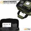 DBTAC Gun Case Bag Compact Small-PLUS | Tactical 3x Pistol Bag Handgun Revolver Shooting Case with Lockable Zipper for Shooting Range Outdoor Hunting, Green view 3