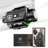 WARRIORLAND MA1 800 Lumens Rail Mounted Universal Pistol Light, Combo Custom Holster for Glock 17/19 Gen 3-5 & 22/23 /31/32 Gen 3-4 & 19X /44/45, Rechargeable | Screen Power Status view 1